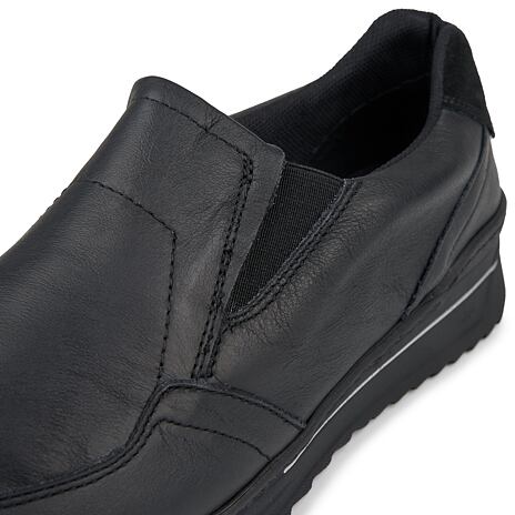 Women's Leather Low Shoes Alice Black