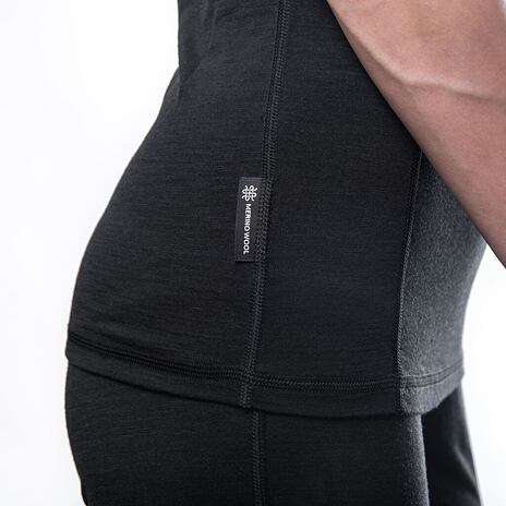 Dames functioneel T-shirt Sensor Merino Air zwart