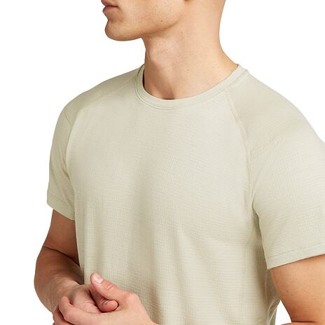 Pánské tričko Merino 200 Waffle Elevation SS Tee Icebreaker Aschen