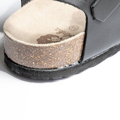 Sandales anatomiques en liège pour hommes Jindra, noir - 2ème qualité