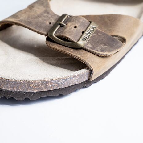 Sandales anatomiques en liège pour femmes Jindra, marron - 2ème qualité