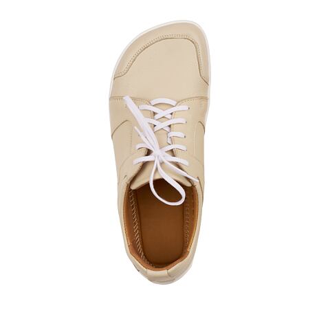 Barefoot kožené tenisky Saša béžová