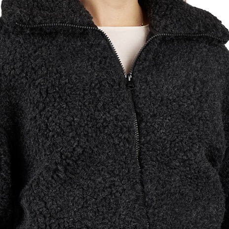 Women's wool jacket Alpini black