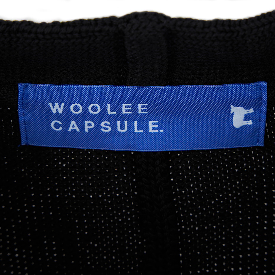 Vlněný kardigan Merino Woolee Capsule černá