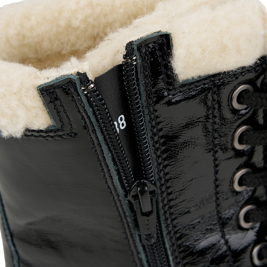 Huňaté farmářky Woolee Capsule černá