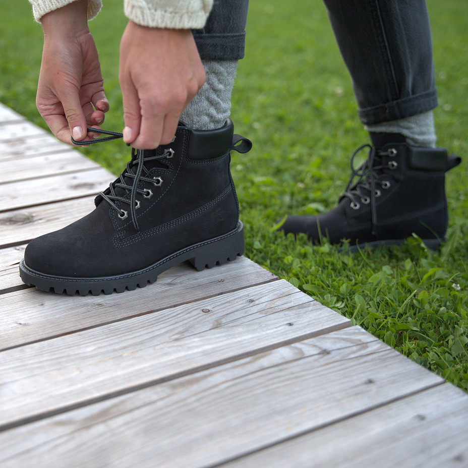 Dámské kožené farmářky Woolee černá