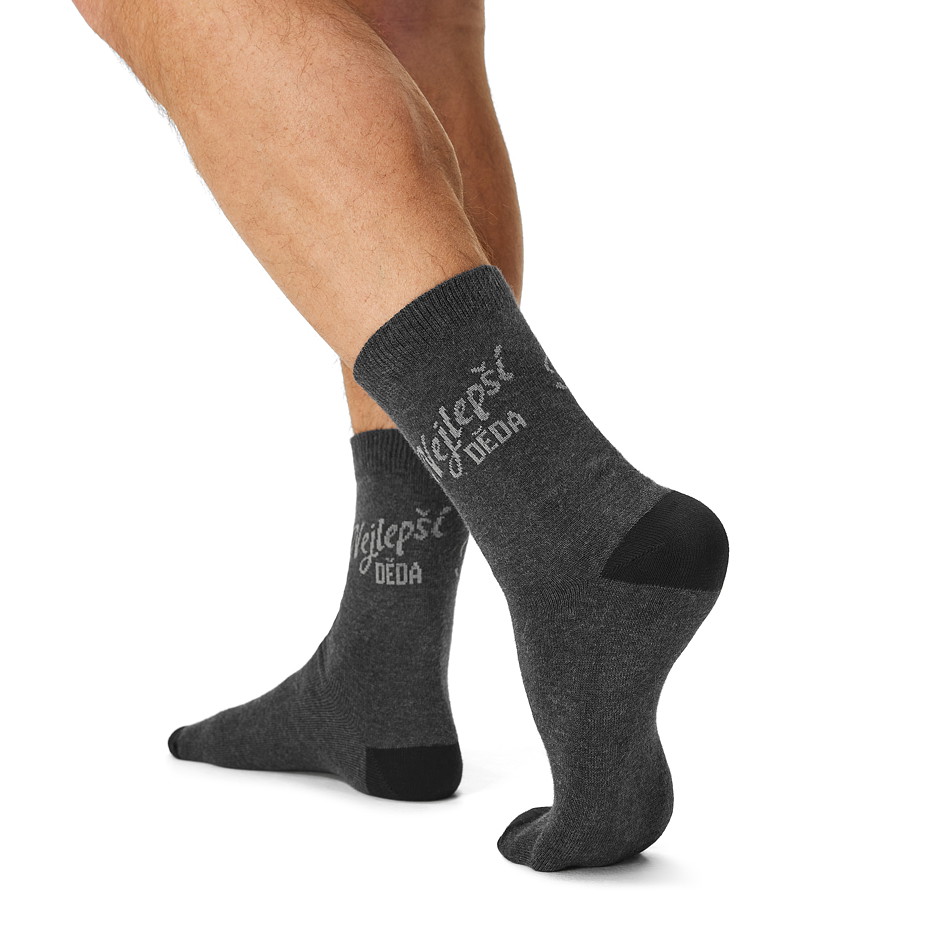 Dárkové bavlněné ponožky Nejlepší děda