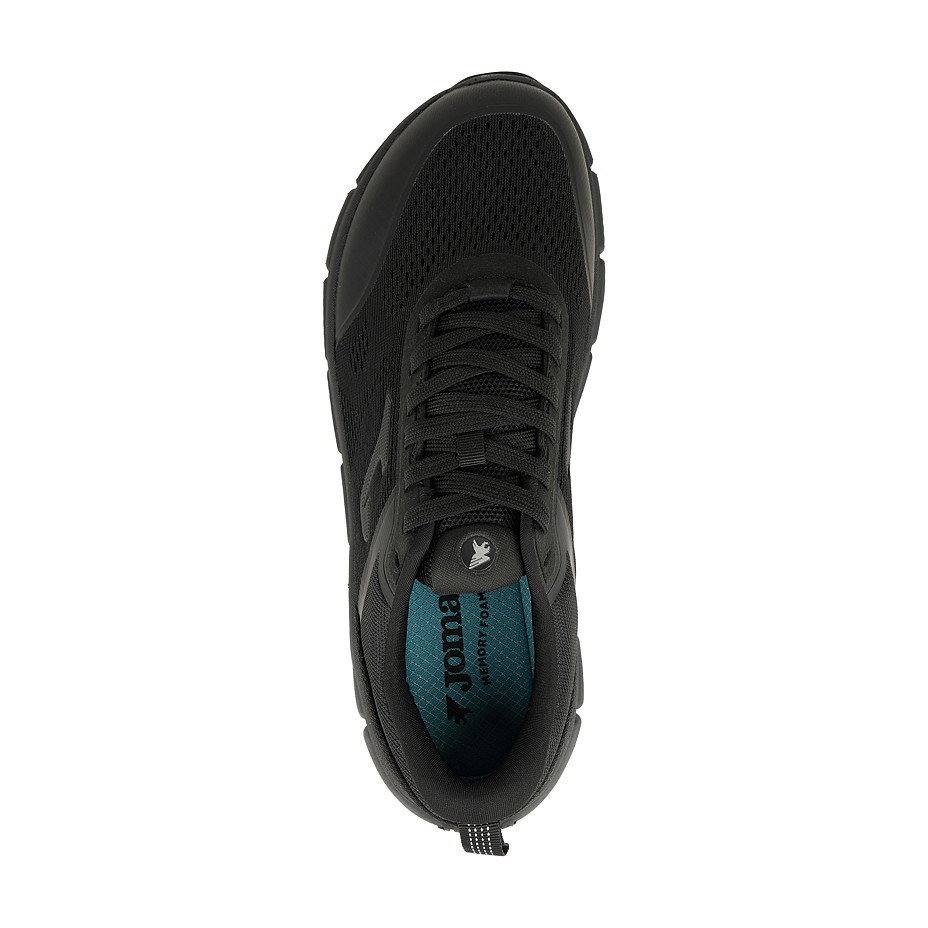 Baskets homme pour pieds larges Charlie, noir