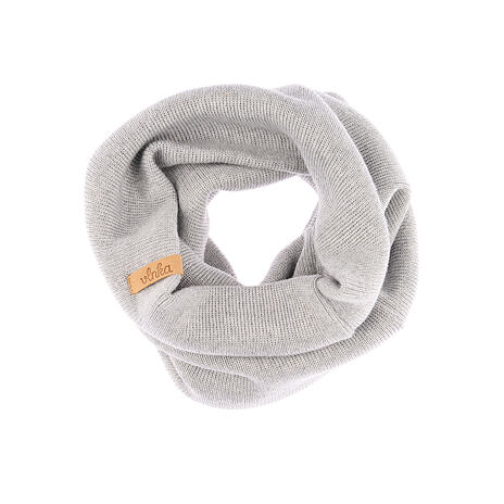 Vlnka Wool Neck Warmer N02 Light Grey