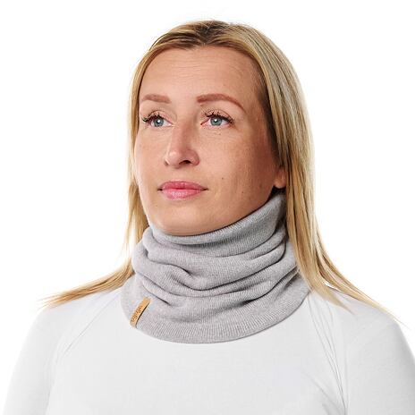 Vlnka Wool Neck Warmer N02 Light Grey