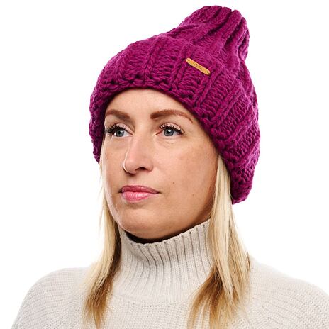 Vlnka Wool Beanie V07 Pink