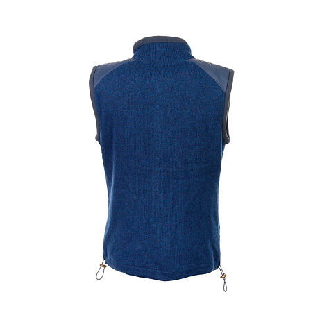 Gilet in lana da donna blu scuro