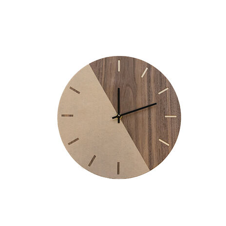 Wooden Clock Natural