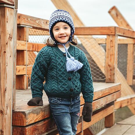 Kids’ Wool Sweater S15 Blue