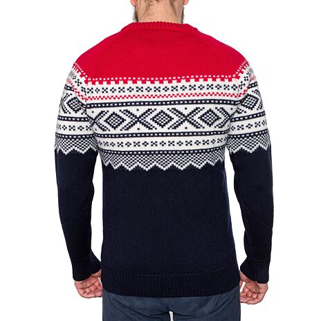 Pull à col rond hommes Ulvang Marius Roundneck rouge