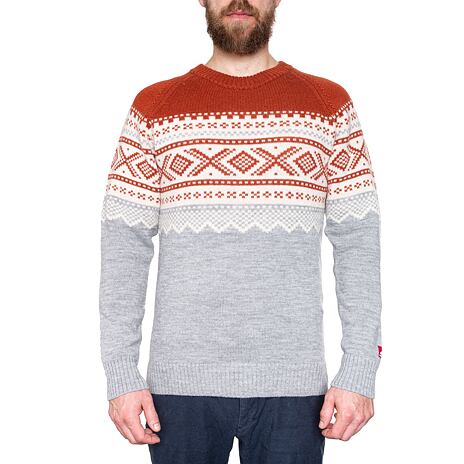 Herrenpullover Ulvang Marius Roundneck braun