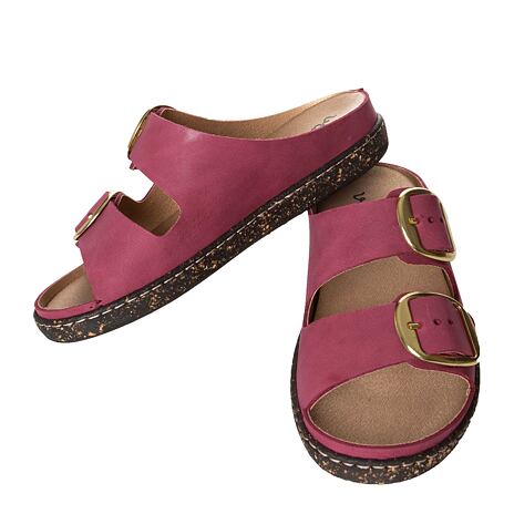 Women’s Denisa Leather Slip-on Shoes Pink