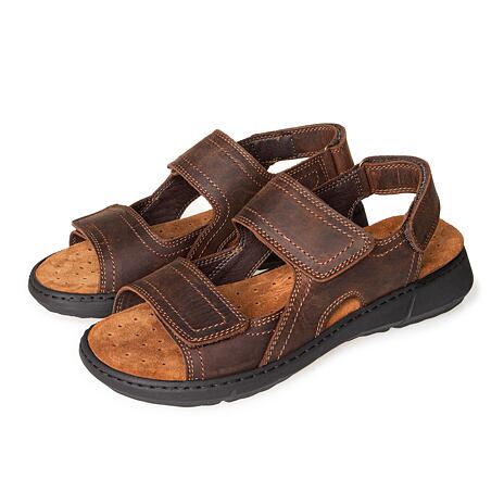 Men’s Jakub Leather Sandals brown