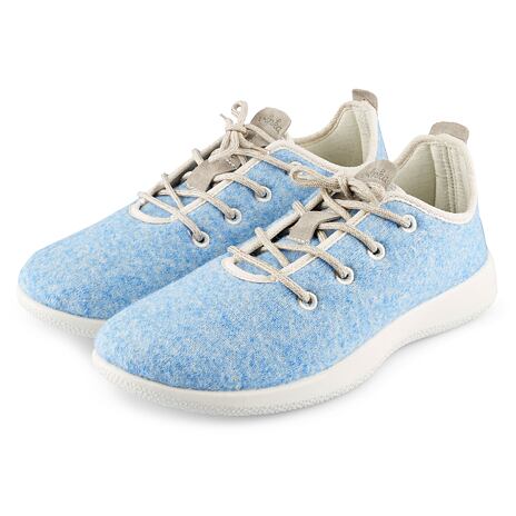 Wollen sneakers Vlnka blauw