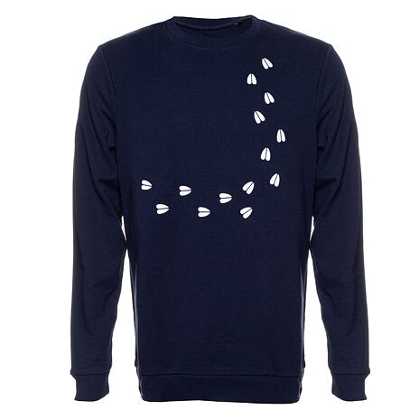 Sweat-shirt en coton Woolville blue foncé