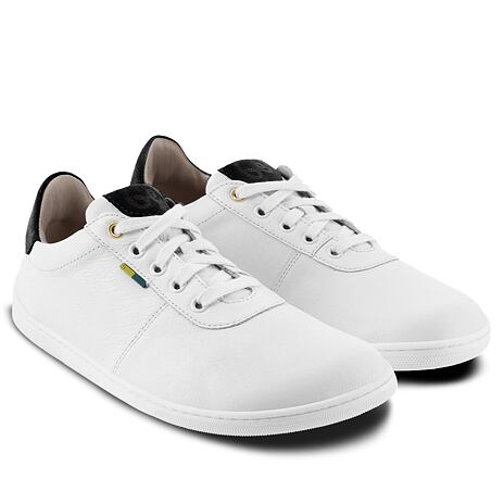 Royale Leather Barefoot Shoes White/Black