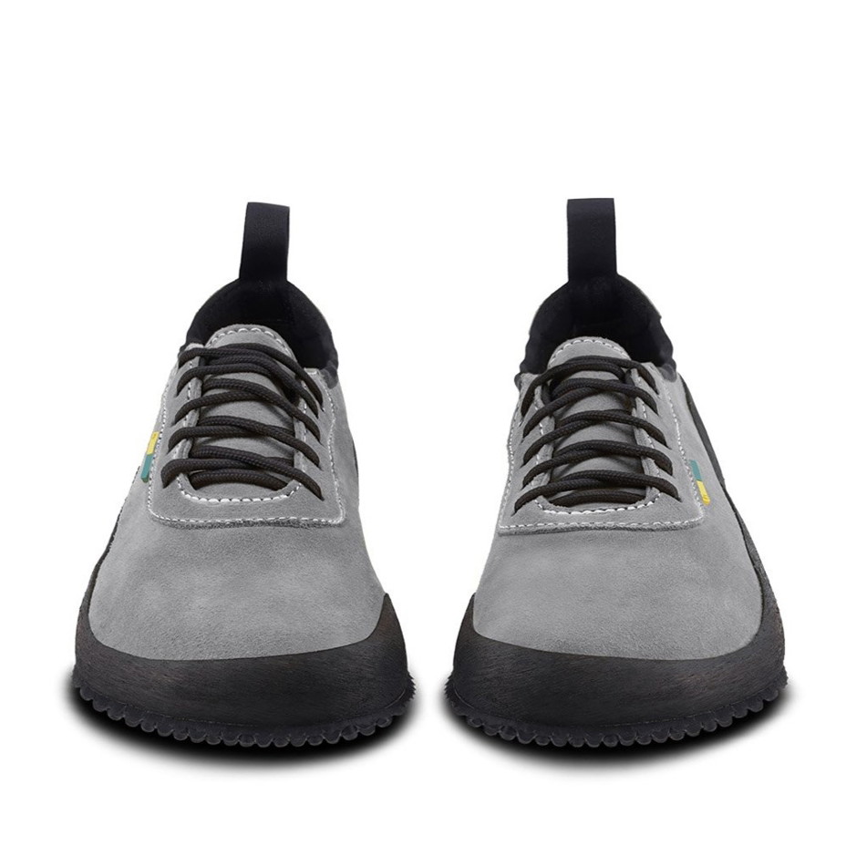 Be Lenka Trailwalker Leather Barefoot Shoes Grey