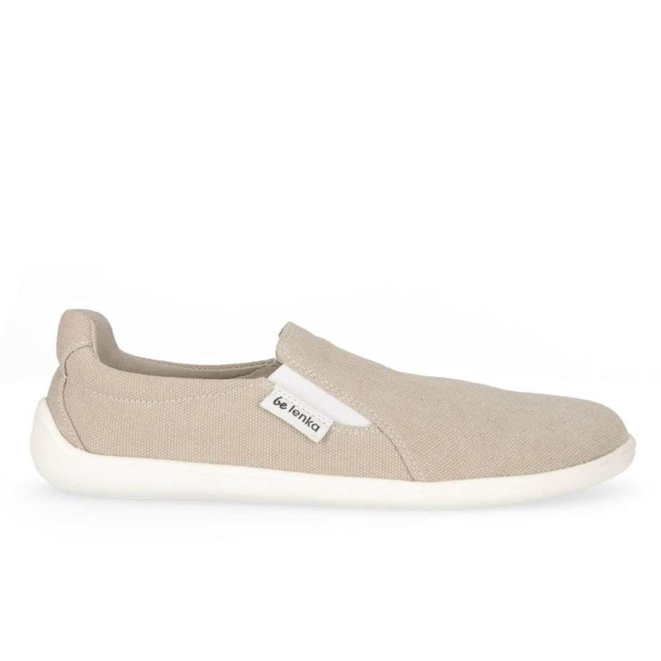 Încălțăminte de pânză barefoot Be Lenka "Eazy" - bej