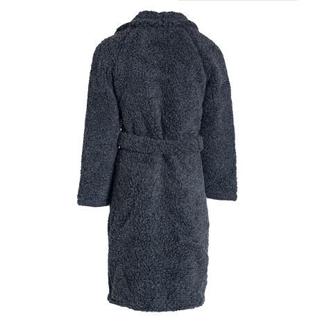 Wool Bathrobe Grey