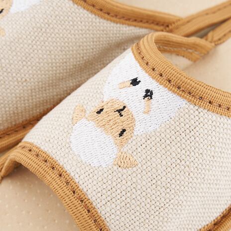 Kids’ Summer Linen Open-Toe Slippers Sheep