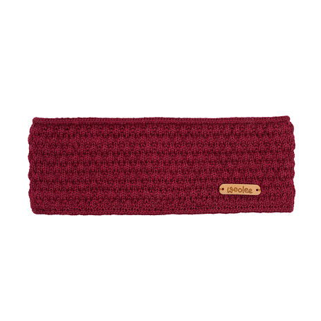 Bandeau Woolee en laine C06 rouge