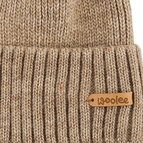 Woolee Hat with Sheep’s Wool V36 Light Brown