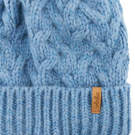 Cappello in lana Vlnka V29 azzurro