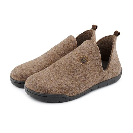 Men’s Jan Felt Slippers Natural