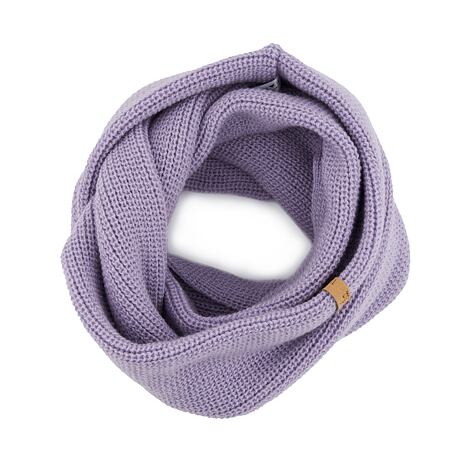 Écharpe tube en laine Vlnka N04 pour enfants lilas