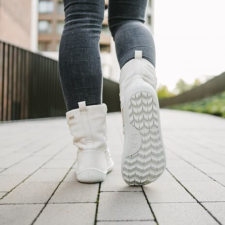 Damen barefoot Schneestiefel Be Lenka Snowfox weiß