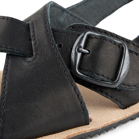 Barefoot leather sandals Tony black