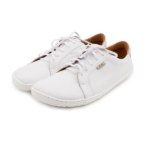 Barefoot leren sneakers Mira wit