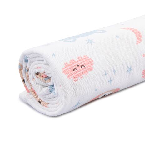 Serviette de bain en coton pour bébé ourson 