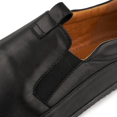 Barefoot Schuhe slip on für Herren schwarz