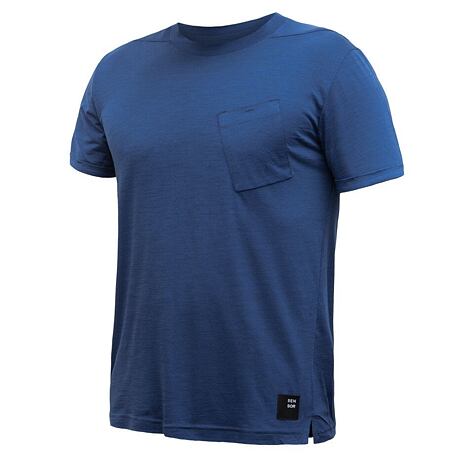 Herren-T-Shirt Sensor Merino Air Traveller dunkelblau