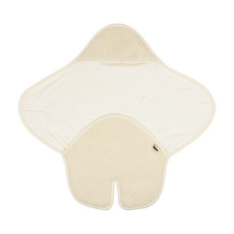 Baby wool car seat wrap natural