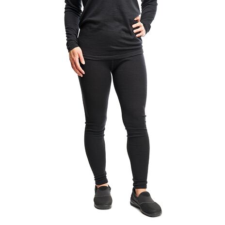 Női Merino gyapjú leggings fekete