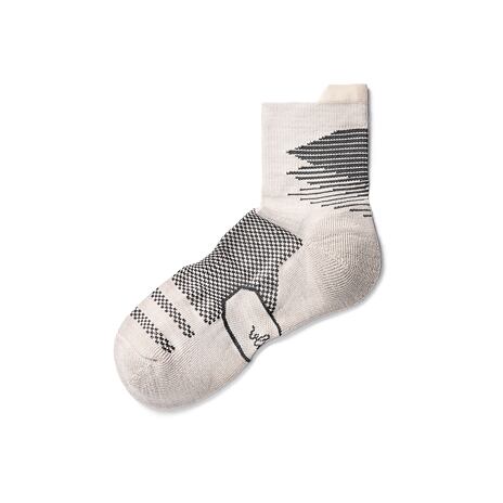 Chaussettes de sport en Merino 2 paires beige