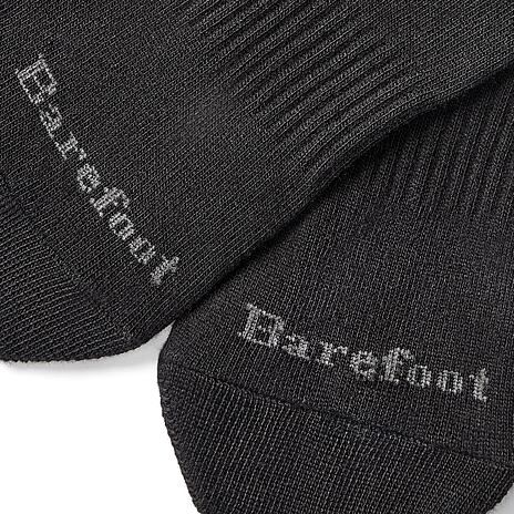 Chaussettes barefoot en coton noir noir