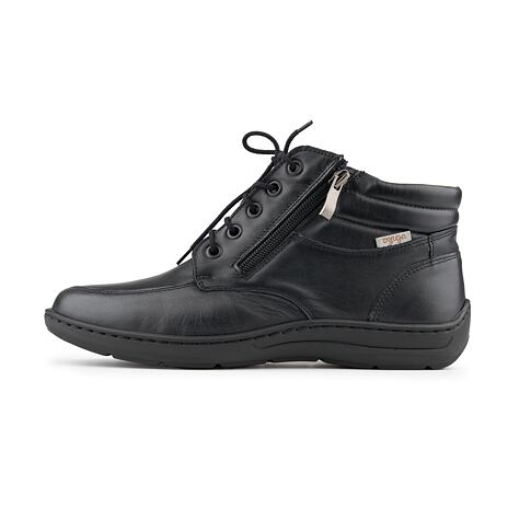 Stiefeletten aus Leder für Damen Gita schwarz