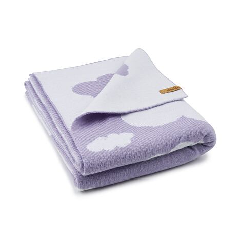 Children's Wool Blanket Cloud Purple