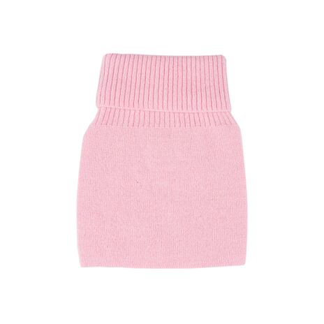 Children's Wool Neck Warmer Turtleneck Merino with Cashmere Pink