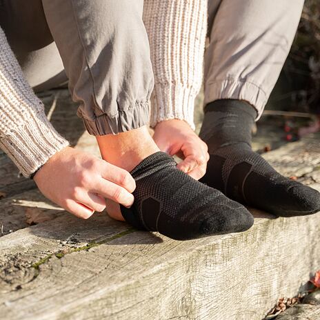 2 pairs of sports socks Merino mix