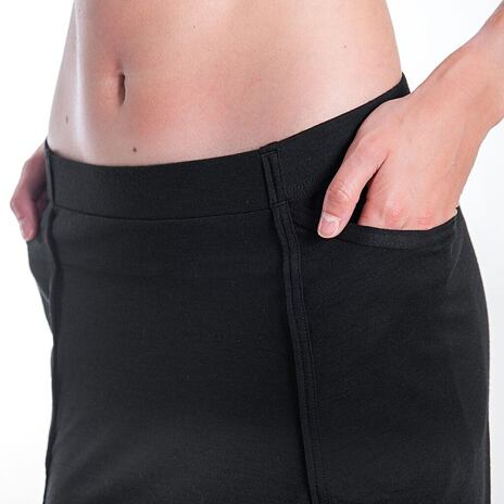 Dámska sukňa Sensor Merino Active čierna