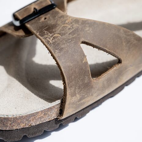 Sandales anatomiques en liège pour hommes Jindra, marron - 2ème qualité